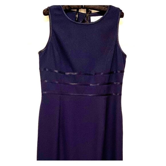 Navy Papell Boutique Evening Dress Size 14 - Picture 1 of 7